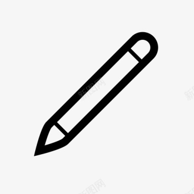 铅笔书写点图标图标