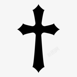 象征十字架宗教象征耶稣块图标高清图片