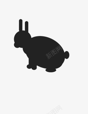 胖兔子四月胡萝卜图标图标