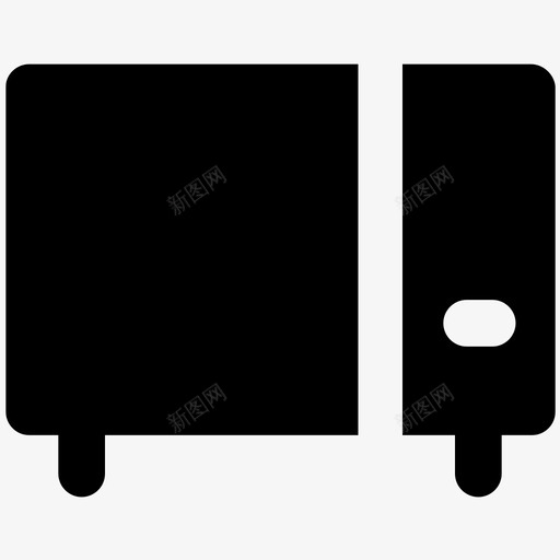 烤箱购物大胆的固体图标svg_新图网 https://ixintu.com 烤箱 购物大胆的固体图标