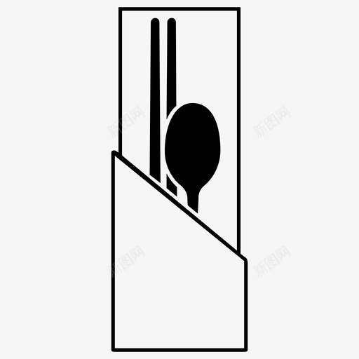 餐具韩语免提图标svg_新图网 https://ixintu.com 估算 免提 勺子 危险 电子商务 筷子 韩语 预测 餐具