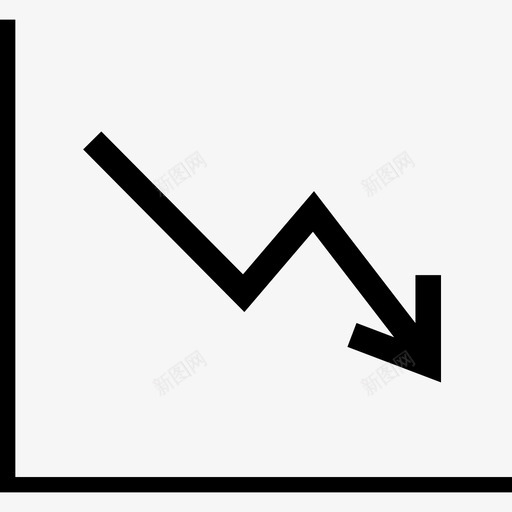 数据分析下降线图形业务数据分析图标svg_新图网 https://ixintu.com 业务 数据分析 数据分析下降线图形