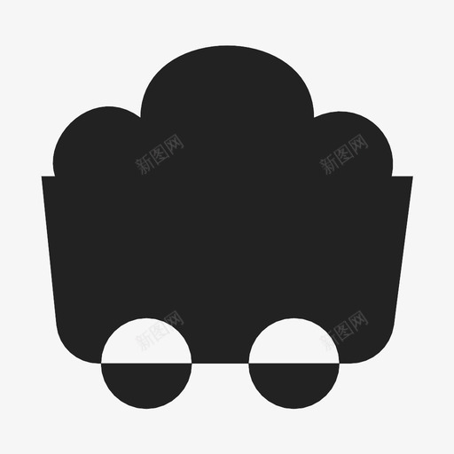 矿车小车货物图标svg_新图网 https://ixintu.com 公用事业 小车 工业 帮手 矿车 货物 运输