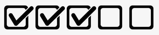 复选框三标记图标svg_新图网 https://ixintu.com 三 回答 复选标记 复选框 投票 标记 选择