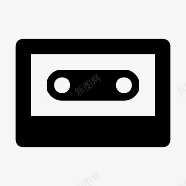 盒式磁带卷盘录音图标图标