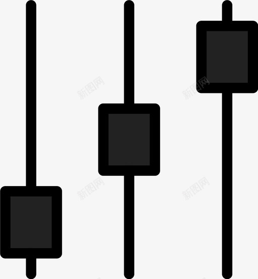 控制开关设置图标svg_新图网 https://ixintu.com 低音 修改 开关 控制 编辑 设置 音量 音频 首选项