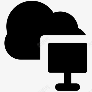 云网络无线连接便携图标图标