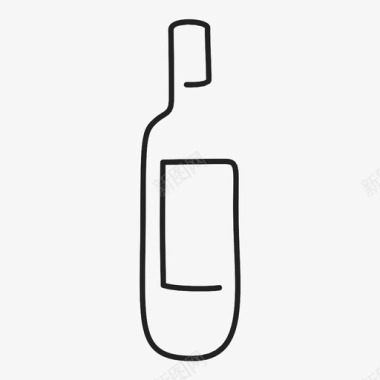 酒瓶vin厚图标图标
