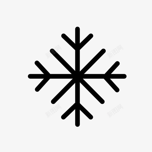 雪花标记标志图标svg_新图网 https://ixintu.com 圣诞节 寒冷 标志 标记 氛围 贴纸 趣味 雪花