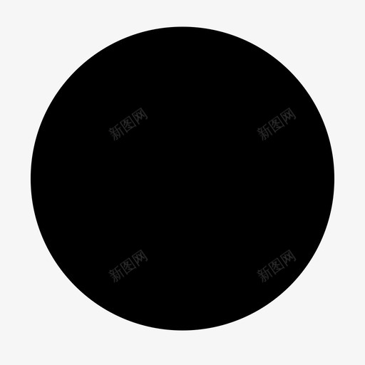 垃圾桶圆形黑色基本用户界面图标svg_新图网 https://ixintu.com 圆形黑色基本用户界面 垃圾桶