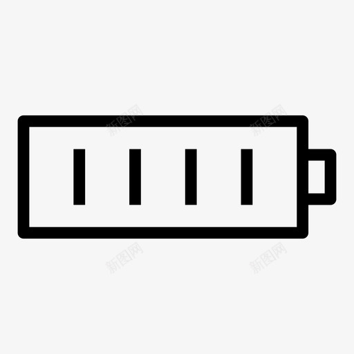 电池可用充电图标svg_新图网 https://ixintu.com 充电 剩余电量 可用 寿命 满电池 电池 电量 百分比 能量