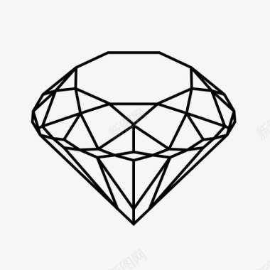 钻石戒指珠宝图标图标