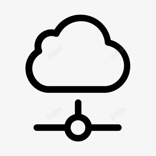 云存储共享图标svg_新图网 https://ixintu.com 云 保存 公共 共享 区域 同步 大纲混合 存储 数据 计算机 驱动器