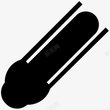 节能器电子产品实心图标图标