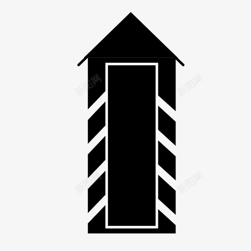岗亭图标svg_新图网 https://ixintu.com 岗亭