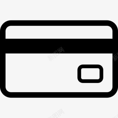 信用卡塑料货币现代图标图标