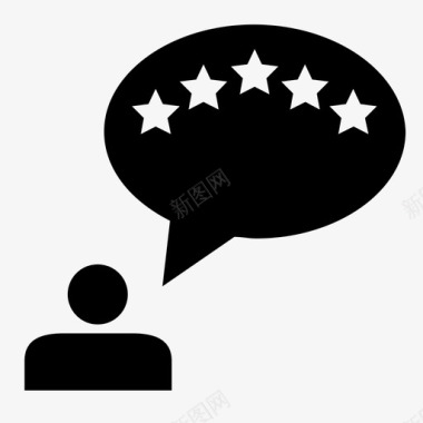 用户评分星级评论评论员图标图标