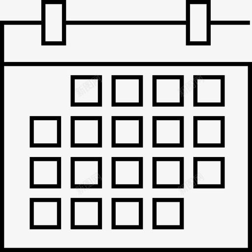 日历议程年鉴图标svg_新图网 https://ixintu.com 年鉴 微妙的网络朋克用户界面灯 日历 日期 日期选择器 日程表 时间表 月 约会 议程