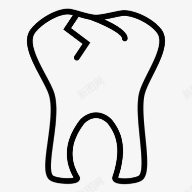 牙齿医疗医院图标图标