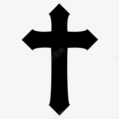 十字架基督基督教十字架图标图标