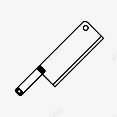 切肉刀刀厨房图标图标