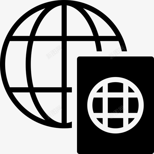 护照全球身份图标svg_新图网 https://ixintu.com smoothfill旅行 世界 全球 国际 护照 旅行 签证 身份 邮票