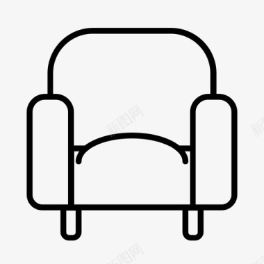 椅子舒适沙发图标图标