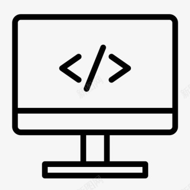 代码编程程序员图标图标