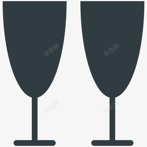 两副眼镜婚礼酷标图标svg_新图网 https://ixintu.com 两副眼镜 婚礼酷矢量图标