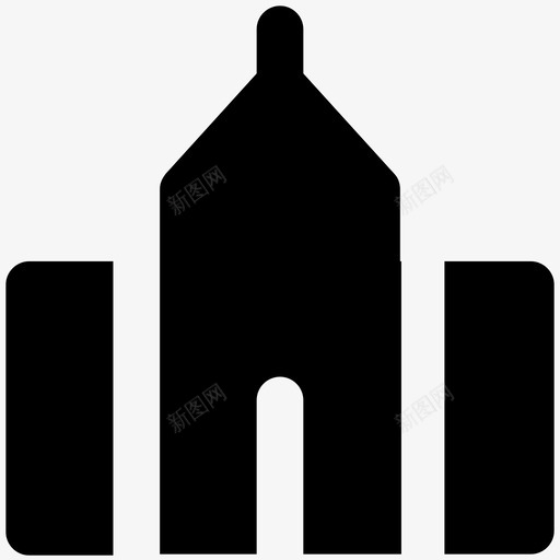 清真寺建筑和家具大胆的固体图标svg_新图网 https://ixintu.com 建筑和家具大胆的固体图标 清真寺