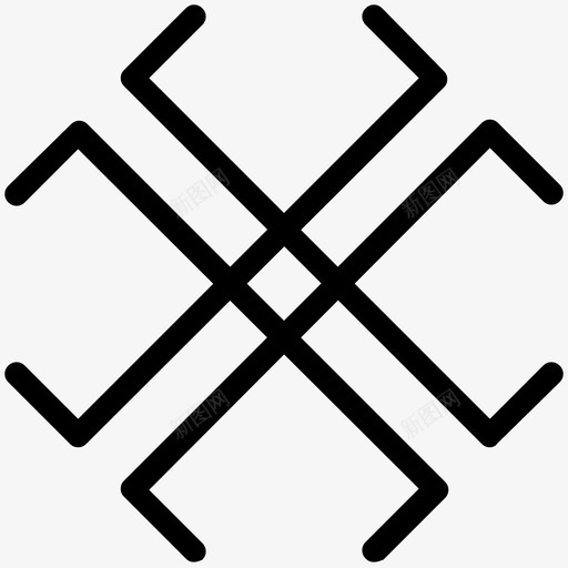 占星术符号十二宫线图标svg_新图网 https://ixintu.com 十二宫线图标 占星术符号