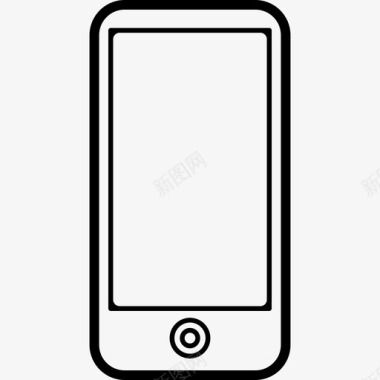 大屏幕手机正面只有一个按钮工具和用具图标图标