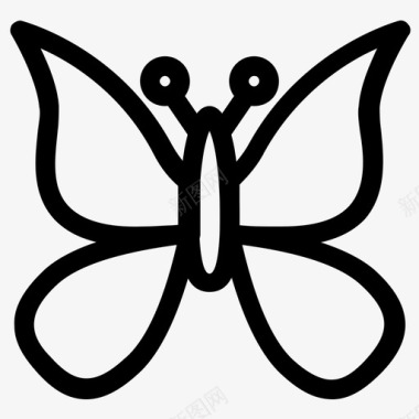 蝴蝶ui图标图标