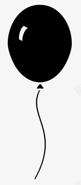 气球生日狂欢节图标图标