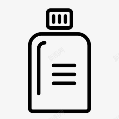 洗发水肥皂淋浴图标图标