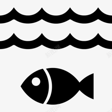 鱼水水下生物图标图标