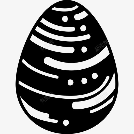 带不规则线和点的复活节彩蛋食物复活节彩蛋图标svg_新图网 https://ixintu.com 复活节彩蛋 带不规则线和点的复活节彩蛋 食物