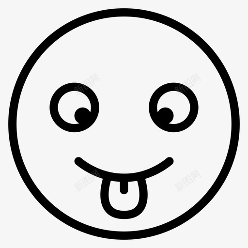 吐舌头研究面对图标svg_新图网 https://ixintu.com 分析 化身 危险 吐舌头 品牌 增强 平滑情绪 微笑 情绪 研究 面对