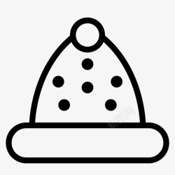 冬季穿戴比尼冬季可穿戴图标高清图片