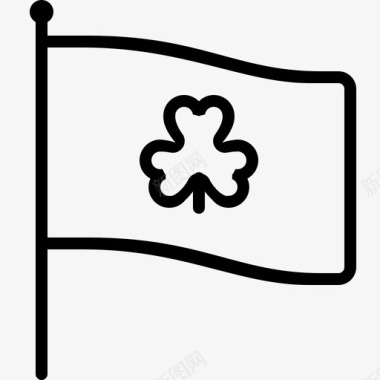 旗帜团队圣帕特里克斯日图标图标