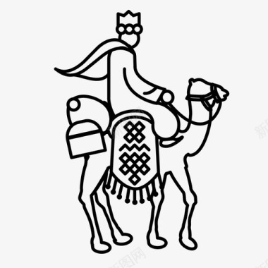麦基奥尔骆驼沙漠图标图标
