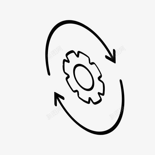 设置等轴测刷新图标svg_新图网 https://ixintu.com 等轴测刷新 设置