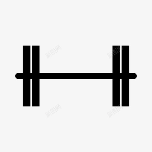 杠铃10重量强壮图标svg_新图网 https://ixintu.com 举重 健身 健身房 力量 强壮 杠铃 杠铃10 重量 锻炼