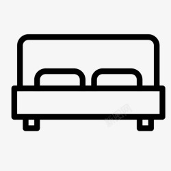 床脚床脚轮睡眠图标高清图片