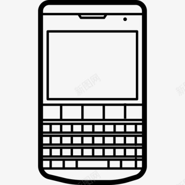 流行型号黑莓保时捷的手机工具和用具流行的手机图标图标