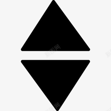 上下箭头三角形基本要素图标图标