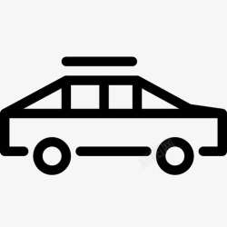 途步旅行出租车汽车司机图标高清图片