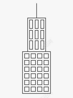 纽约市建筑建筑纽约市图标图标