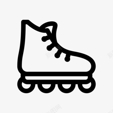 溜冰鞋放大镜预测图标图标