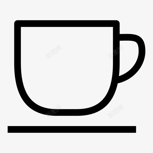 马克杯卡通陶瓷图标svg_新图网 https://ixintu.com 卡通 咖啡 咖啡杯 把手 陶瓷 食物 饮料 马克杯